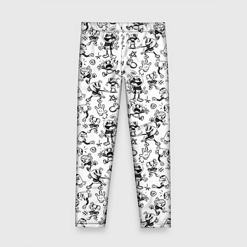 Детские легинсы Паттерн Cuphead the delicious last course / 3D-принт – фото 2
