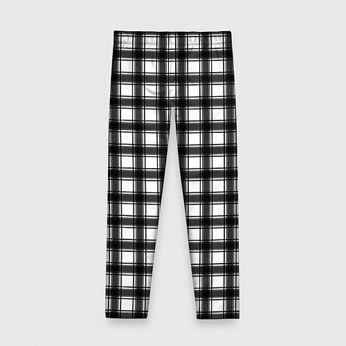 Детские легинсы Black and white trendy checkered pattern / 3D-принт – фото 2