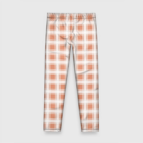 Детские легинсы Light beige plaid fashionable checkered pattern / 3D-принт – фото 2