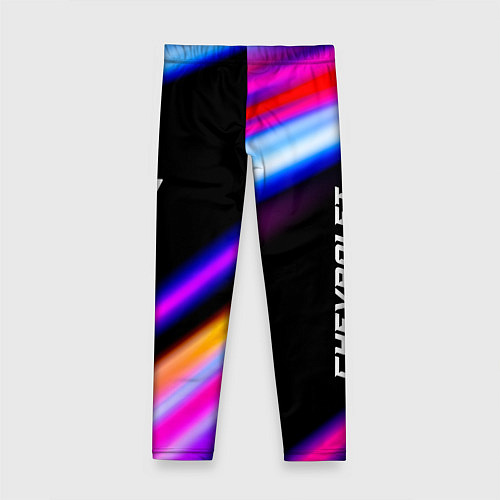 Детские легинсы Chevrolet speed lights / 3D-принт – фото 2