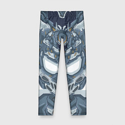 Леггинсы для девочки Костюм серого робота, цвет: 3D-принт