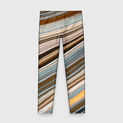 Детские легинсы Colored wavy lines