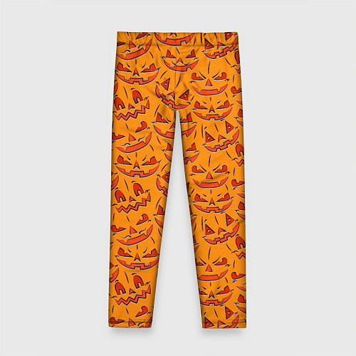 Детские легинсы Halloween Pumpkin Pattern / 3D-принт – фото 2