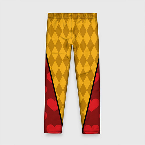 Детские легинсы Червонная королева Низ костюма / 3D-принт – фото 2