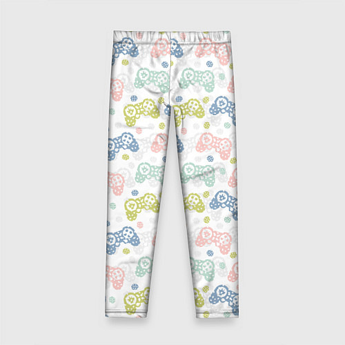 Детские легинсы Геймпад в горошек / 3D-принт – фото 2