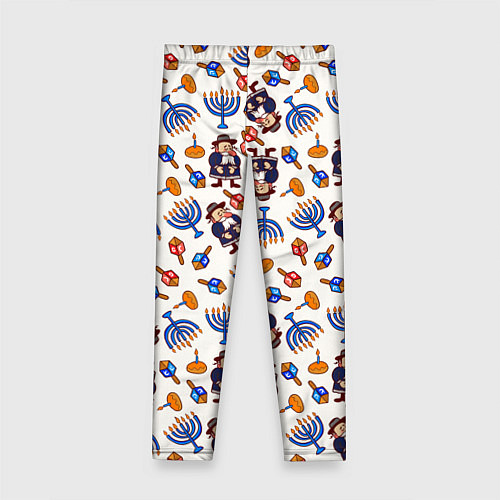 Детские легинсы Ханука - праздник света / 3D-принт – фото 2