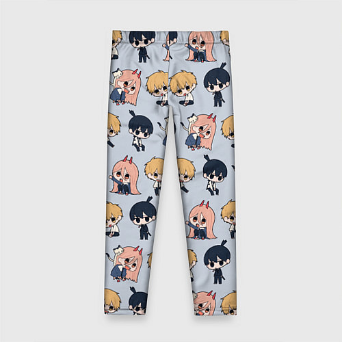 Детские легинсы Узор из Аки Дэндзи Пауэр / 3D-принт – фото 2