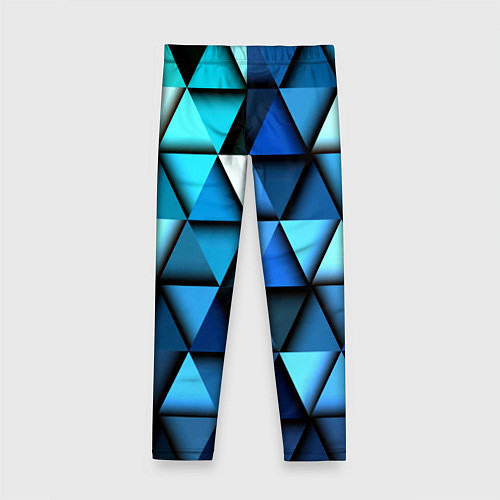 Детские легинсы Blue triangle / 3D-принт – фото 2