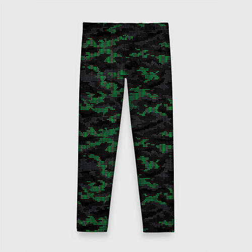 Детские легинсы Точечный камуфляжный узор Spot camouflage pattern / 3D-принт – фото 2