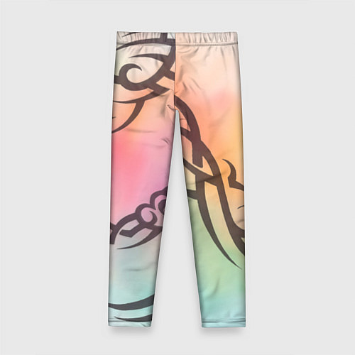 Детские легинсы Трайбл граффити / 3D-принт – фото 2