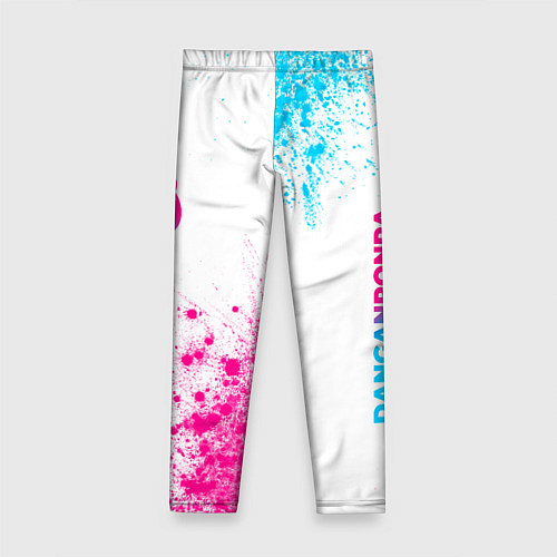 Детские легинсы Danganronpa neon gradient style: надпись, символ / 3D-принт – фото 2