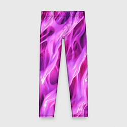 Леггинсы для девочки Розова ткань текстуры, цвет: 3D-принт