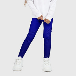 Леггинсы для девочки Сумеречный синий градиент, цвет: 3D-принт — фото 2