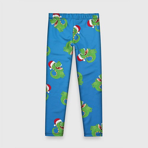 Детские легинсы Новогодний дракончик / 3D-принт – фото 2