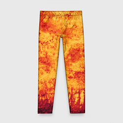 Детские легинсы Осенний пожар