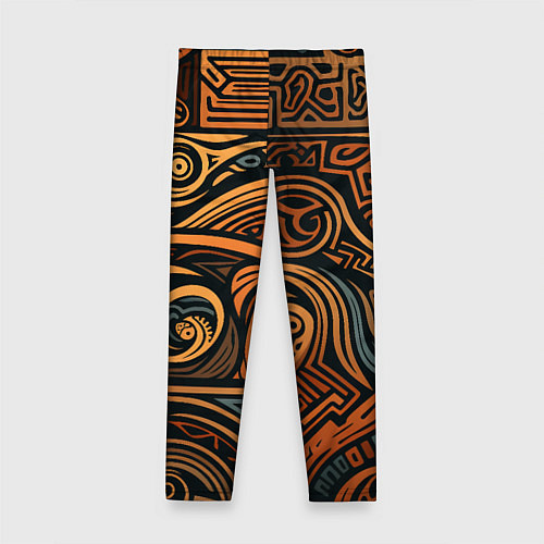Детские легинсы Узор в викингском стиле / 3D-принт – фото 2