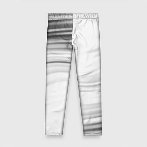 Детские легинсы Бело-серый абстрактный узор дымчатый / 3D-принт – фото 2
