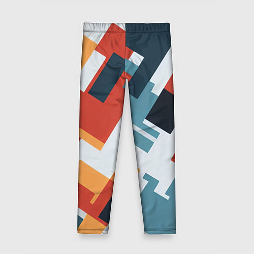 Детские легинсы Геометрический узор - нейросеть / 3D-принт – фото 2