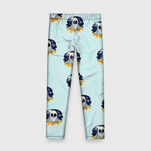 Детские легинсы Призрак и линии / 3D-принт – фото 2
