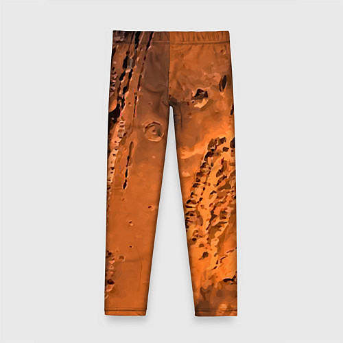 Детские легинсы Каналы на Марсе - star dust / 3D-принт – фото 2