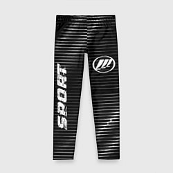 Леггинсы для девочки Lifan sport metal, цвет: 3D-принт