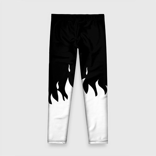Детские легинсы Juventus fire / 3D-принт – фото 2