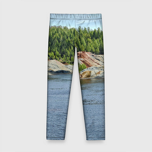 Детские легинсы Троицко-байновское месторождение глины / 3D-принт – фото 2