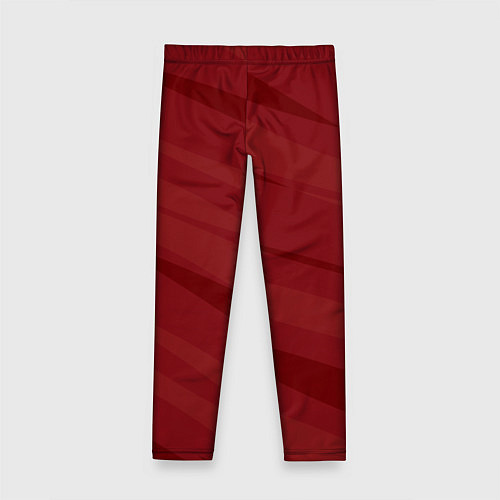 Детские легинсы Бордовый полосами / 3D-принт – фото 2