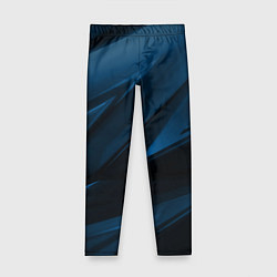 Леггинсы для девочки Geometry stripes blue neon, цвет: 3D-принт