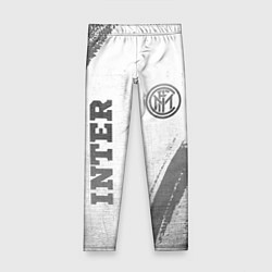 Леггинсы для девочки Inter - white gradient вертикально, цвет: 3D-принт