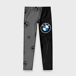 Леггинсы для девочки Bmw performance Темный, цвет: 3D-принт