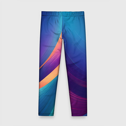 Детские легинсы Красивый градиент абстракция / 3D-принт – фото 2