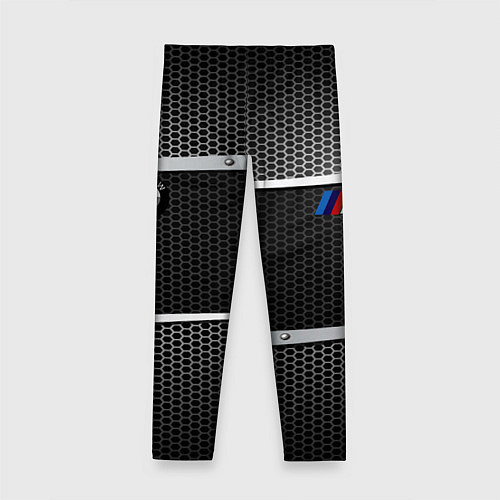 Детские легинсы BMW металлическая сетка / 3D-принт – фото 2