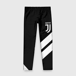 Леггинсы для девочки Juventus line white, цвет: 3D-принт