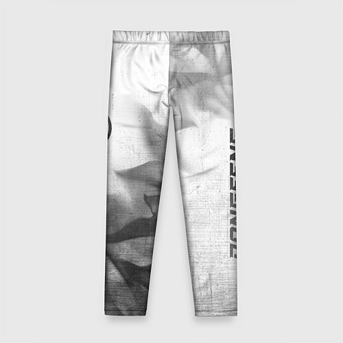 Детские легинсы Dongfeng - white gradient вертикально / 3D-принт – фото 2