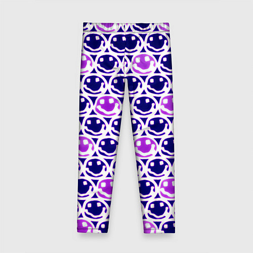 Детские легинсы Nirvana neon smile / 3D-принт – фото 2