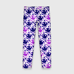 Леггинсы для девочки Nirvana neon smile, цвет: 3D-принт