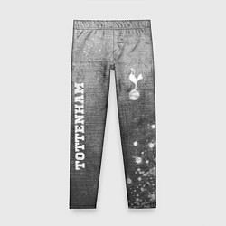 Леггинсы для девочки Tottenham - grey gradient вертикально, цвет: 3D-принт