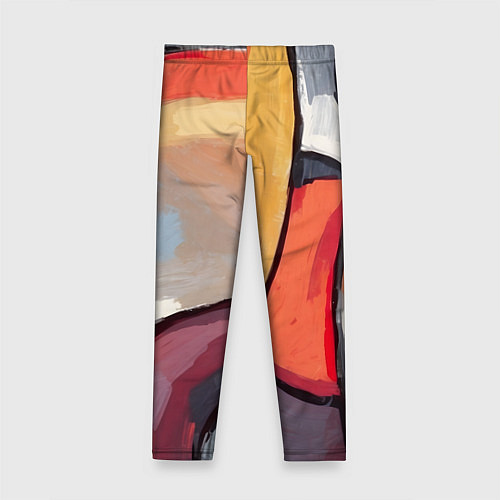 Детские легинсы Абстракция с кругами / 3D-принт – фото 2