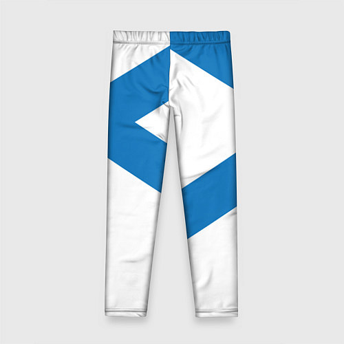 Детские легинсы Военно-морской флот: Андреевский флаг / 3D-принт – фото 2