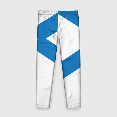 Детские легинсы Военно-морской флот: орёл с адмиралтейскими якорям / 3D-принт – фото 2