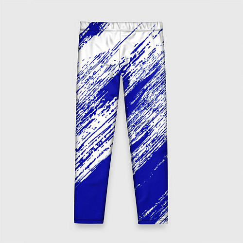 Детские легинсы The color is white and blue / 3D-принт – фото 2