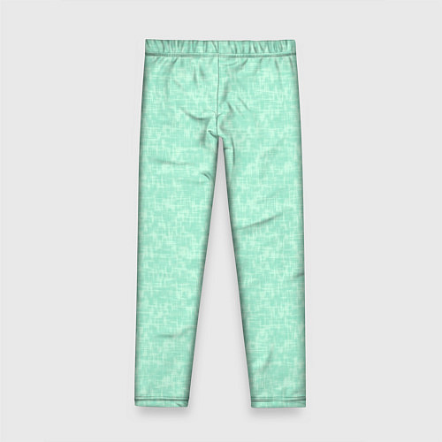 Детские легинсы Аквамарин однотонный текстурированный / 3D-принт – фото 2