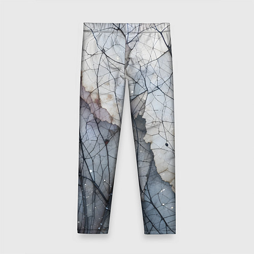 Детские легинсы Прожилки листьев / 3D-принт – фото 2