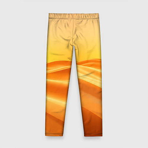 Детские легинсы Золотые пески / 3D-принт – фото 2