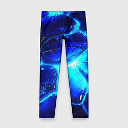 Детские легинсы Синие плиты лед