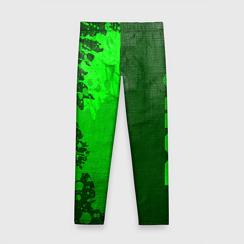 Детские легинсы PSV - green gradient по-вертикали / 3D-принт – фото 2