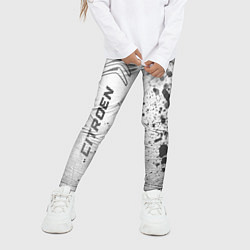 Леггинсы для девочки Citroen - white gradient по-вертикали, цвет: 3D-принт — фото 2