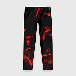 Леггинсы для девочки Color red black, цвет: 3D-принт