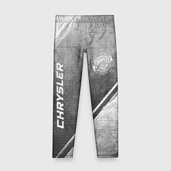 Леггинсы для девочки Chrysler - grey gradient вертикально, цвет: 3D-принт